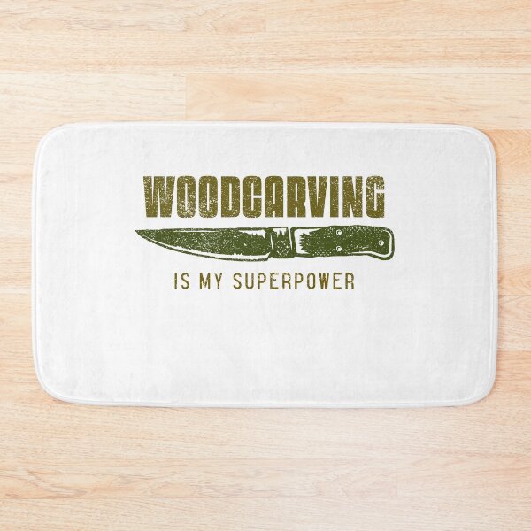 Item preview, Woodcarving is my superpower designed and sold by Hooked-Atire.