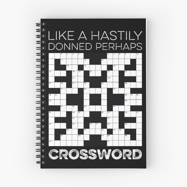 Item preview, Like A Hastily Donned Perhaps Crossword  designed and sold by 24FAHSION.