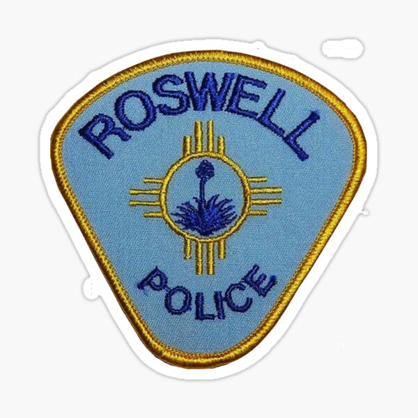 Roswell NM Police Patch FREE SHIPPING!