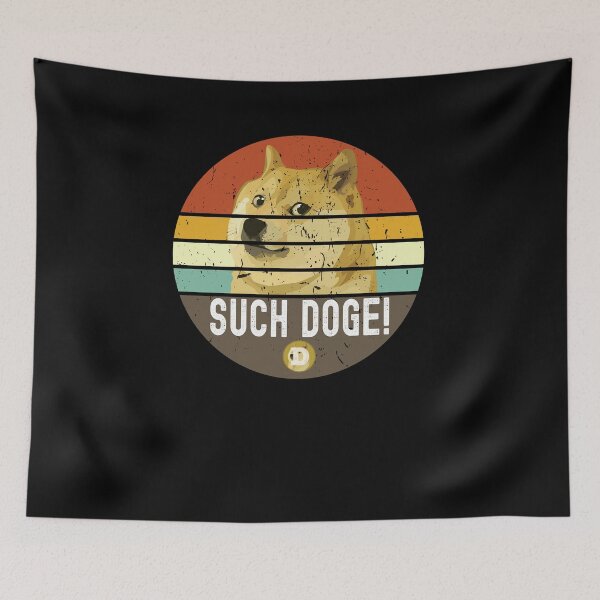 Item preview, Such Doge Funny Meme - Dogecoin Cryptocurrency designed and sold by PinkyTree.