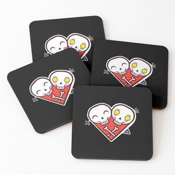 Item preview, Funny Skeleton Heart Couple Love designed and sold by mouad naouiri.