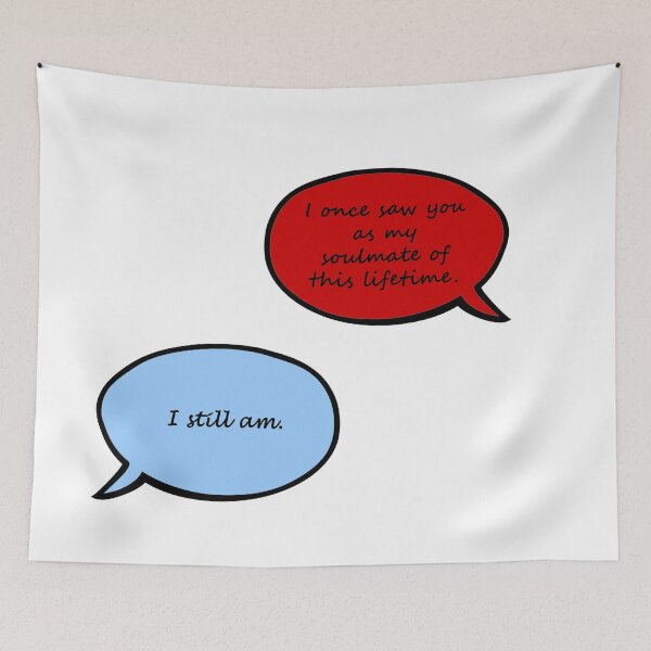 Item preview, wangxian soulmate speech bubbles designed and sold by johnsilvester.