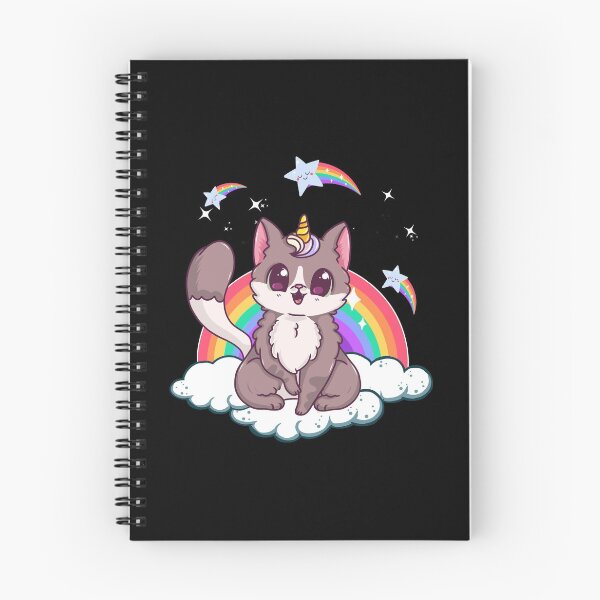 Item preview, Rainbow Meowgical Caticorn Majestic Cute Cat designed and sold by perfectpresents.