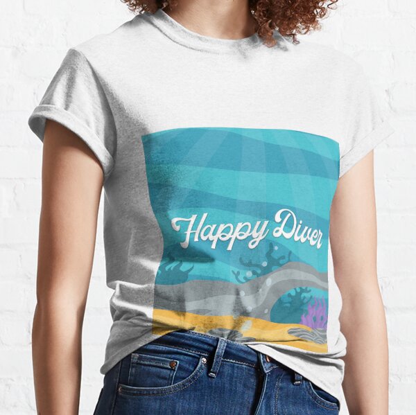 Happy Diver Classic T-Shirt