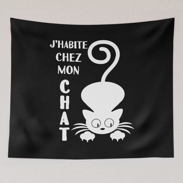 Item preview, White cat designed and sold by Catcrea.