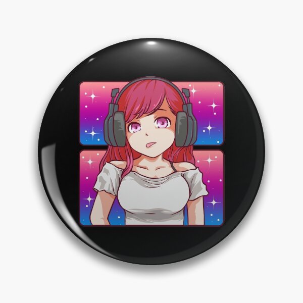 Item preview, Cute Anime Girl Headphones Punk Kawaii Manga designed and sold by perfectpresents.