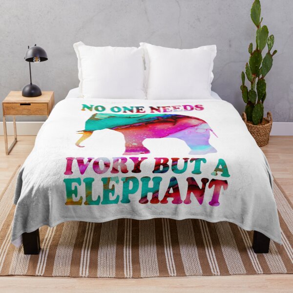 Item preview, No One Needs Ivory But A Elephant Essential Animal Shirt designed and sold by Love2MakeArt.