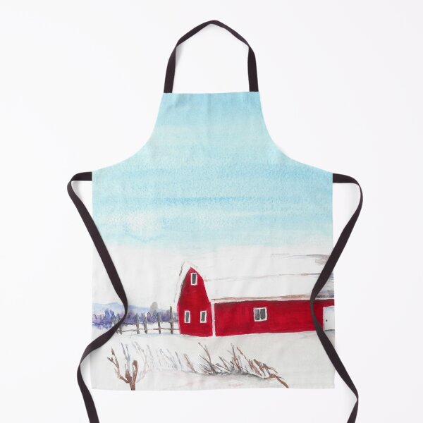 Item preview, Red Barn designed and sold by TwoFullMoonsArt.