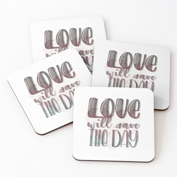 Item preview, Love will save the day lettering designed and sold by PearlOfGod.
