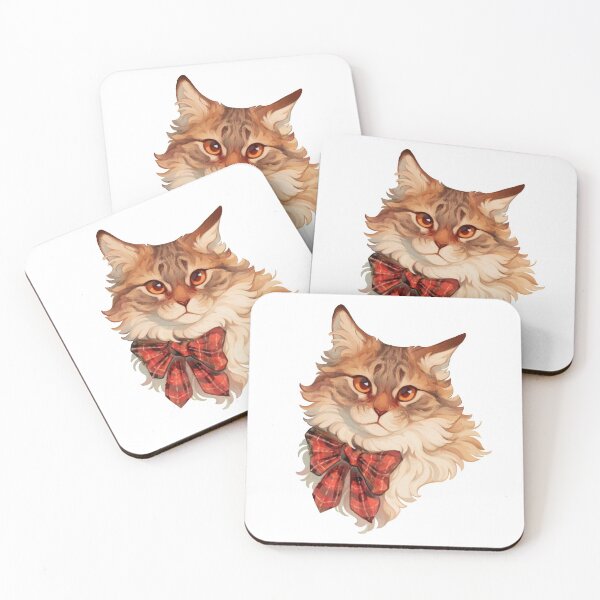 Item preview, Cat with a red bow  designed and sold by Giulialibard.