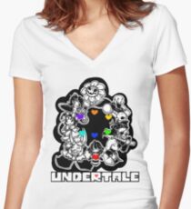 Undertale Women's Fitted V-Neck T-Shirt