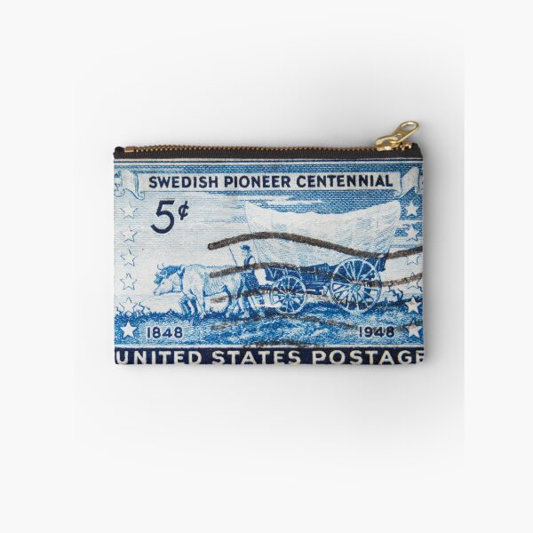 Item preview, Vintage postage stamp commemorating centennial swedish immigrants  designed and sold by Photopat.