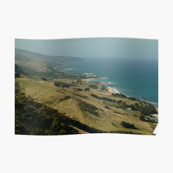 Joe Mortelliti Gallery - Mariners' Lookout, Apollo Bay, Otways National Park, Otways Forest, Victoria, Australia. Poster
