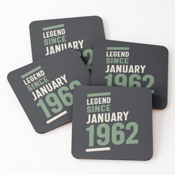 Item preview, Legends Were Born In January 1962 Birthday Gift designed and sold by cidolopez.