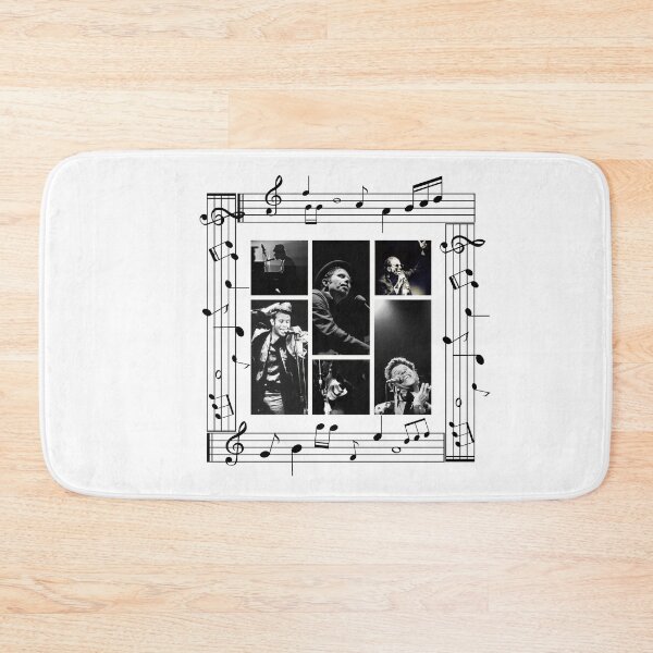 Item preview, Tom Waits photos collage with music sheet designed and sold by jwebmarket.