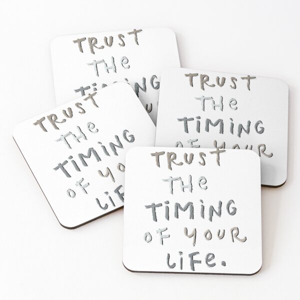 Item preview, Trust the timing of your life designed and sold by jessica-brink.