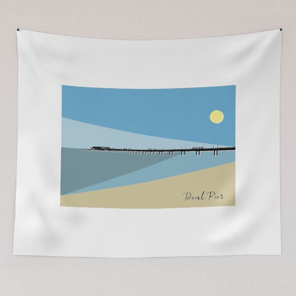Item preview, Deal Pier Seafront Kent  designed and sold by OneThreeSix.