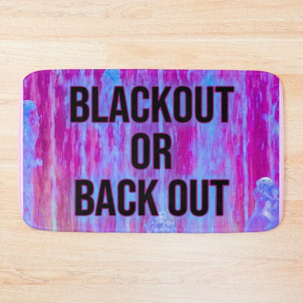 Item preview, blackout or back out - purple designed and sold by Julia Santos.