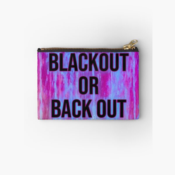 Item preview, blackout or back out - purple designed and sold by Julia Santos.