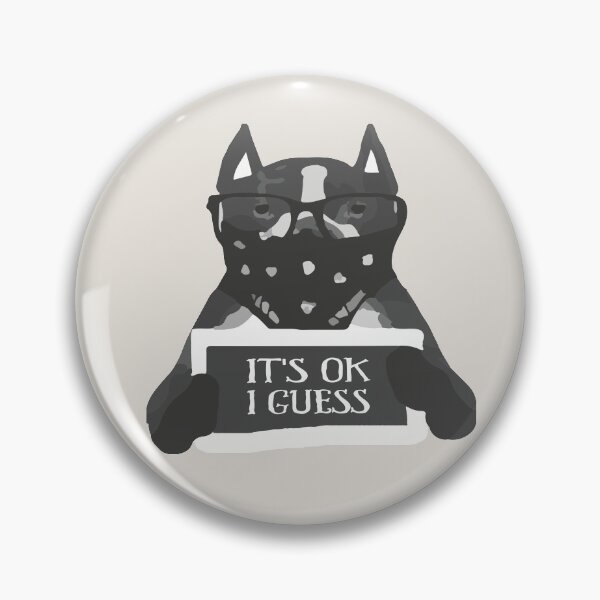 Item preview, It's ok I guess nerdy dog with a mask designed and sold by TheaDesign.