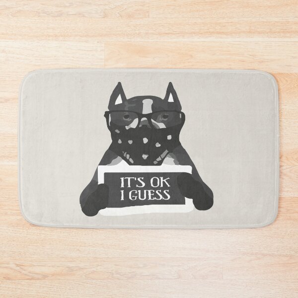 Item preview, It's ok I guess nerdy dog with a mask designed and sold by TheaDesign.