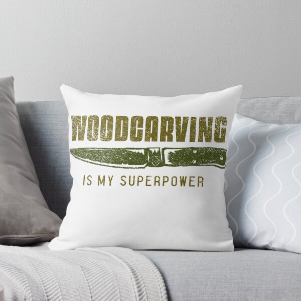 Item preview, Woodcarving is my superpower designed and sold by Hooked-Atire.