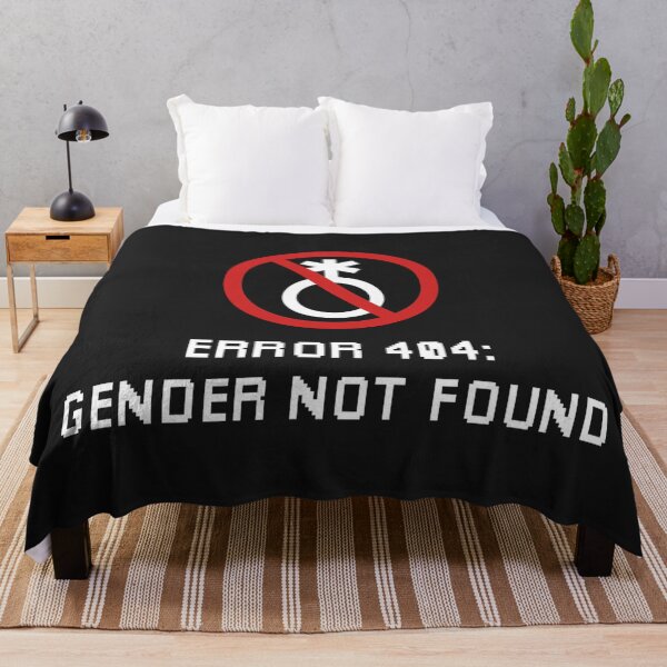 Item preview, Gender Not Found Error 404 designed and sold by lucindaverya.