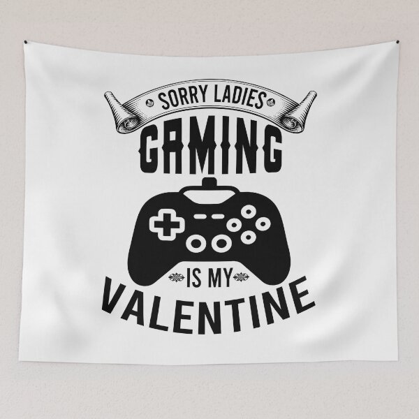 Item preview, Gaming Is My Valentine designed and sold by YAHIA-14.