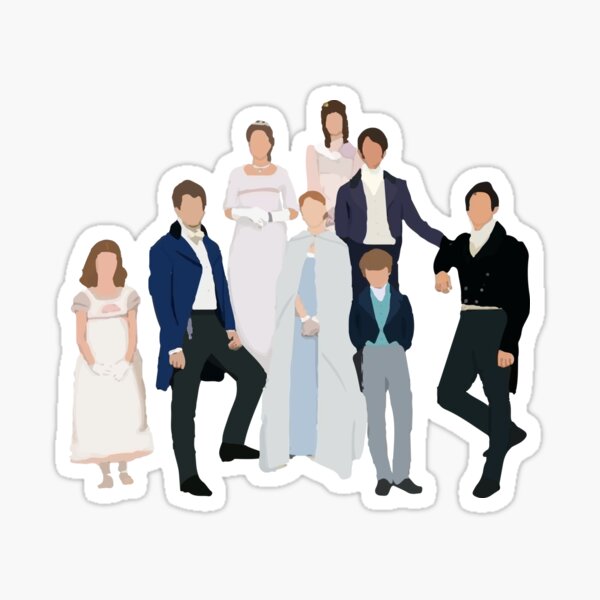 “The Bridgertons " Sticker for Sale by ioncia | Redbubble