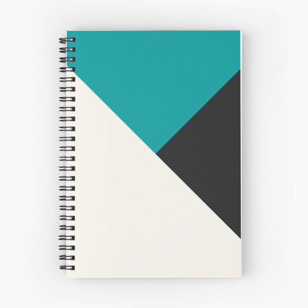 Item preview, Tricolor Geometry Turquoise Charcoal designed and sold by La Chic.