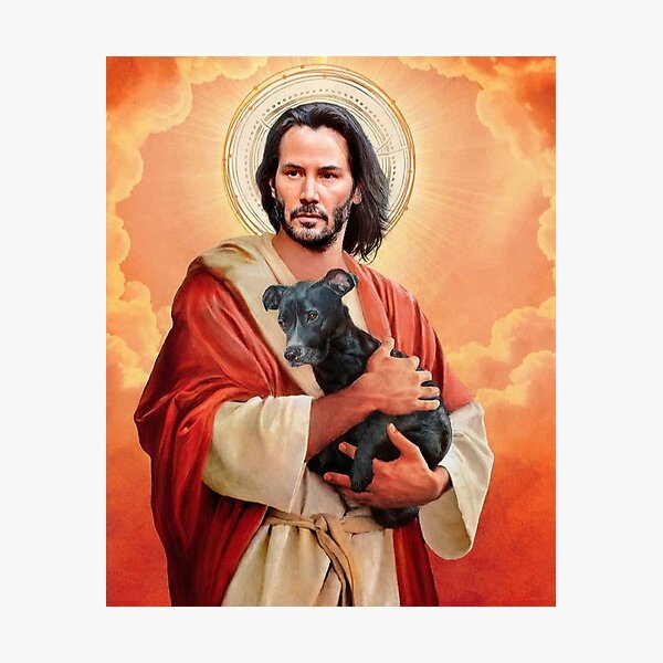 Keanu Reeves, Herr & Retter Fotodruck