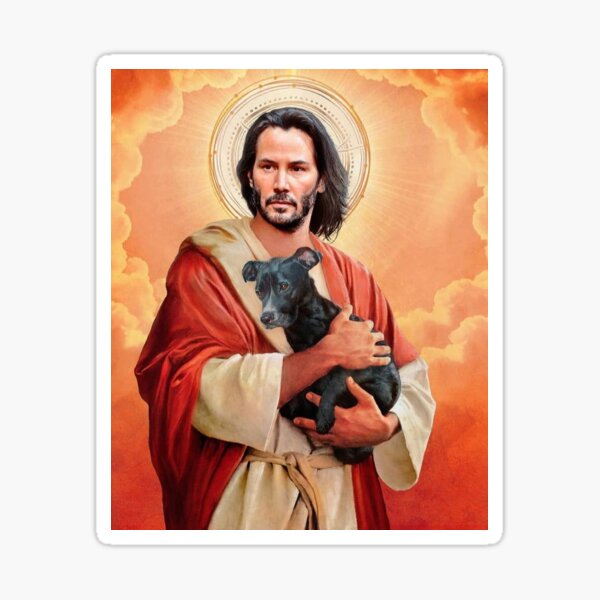 Keanu Reeves, Seigneur et Sauveur Sticker