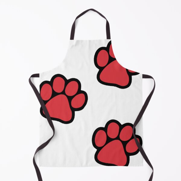 Item preview, Red & Black Paw Prints (Northeastern University & Boston University) designed and sold by kinzlera.