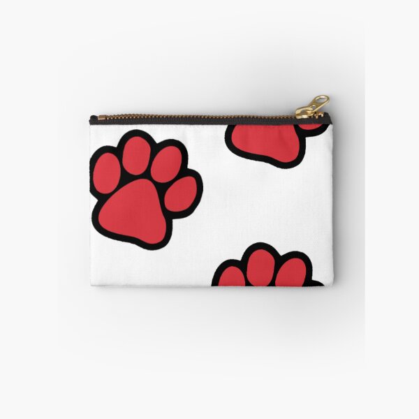 Item preview, Red & Black Paw Prints (Northeastern University & Boston University) designed and sold by kinzlera.