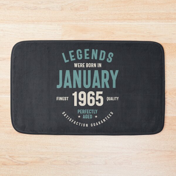 Item preview, Legends Were Born In January 1965 Birthday Gift designed and sold by cidolopez.