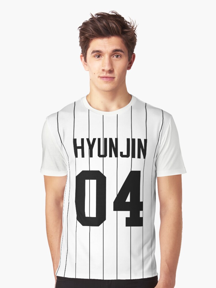 アイドル UNIFORM T-SHIRT Hyunjin Hyunjin Retro 90s Bootleg T-shirt, KPOP T-shirt and Gift for
