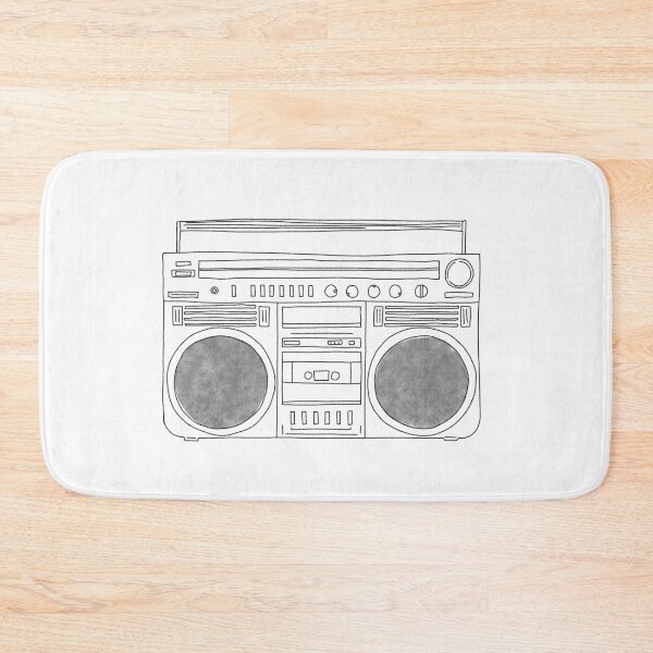 Item preview, Line Drawing Boom Box designed and sold by maggie-jm.