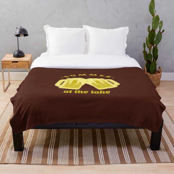Summer At The Lake Throw Blanket
