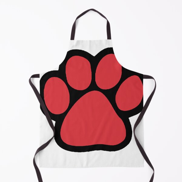 Item preview, Red and black paw print (Northeastern University & Boston University) designed and sold by kinzlera.