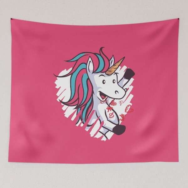 Item preview, Valentines Heart Unicorn designed and sold by Piztees.
