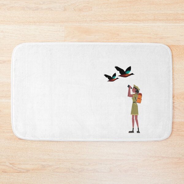 Item preview, Woman birding outdoors designed and sold by TheWaterBirds.