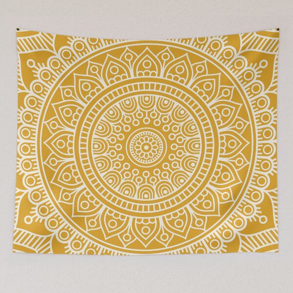 Item preview, Mandala Boho Mustard designed and sold by La Chic.