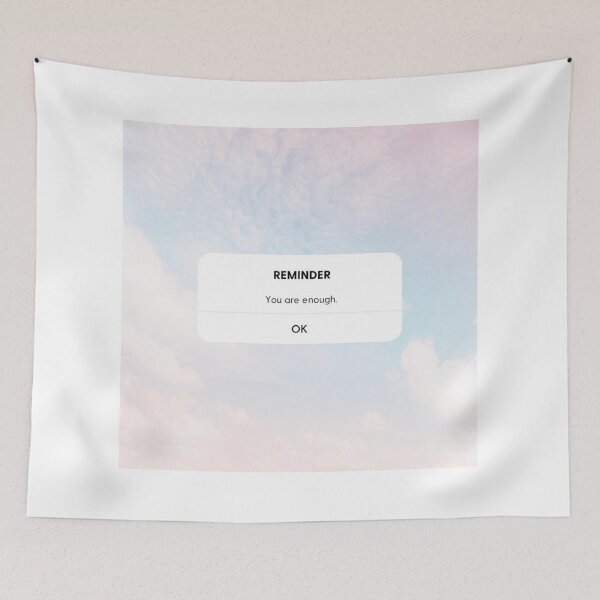 Item preview, Reminder: You are Enough - Good Vibes Manifestation designed and sold by kinzlera.