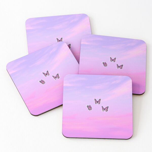 Item preview, Purple Butterfly Sunset Aesthetic designed and sold by trajeado14.
