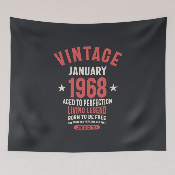 Item preview, Legends Were Born In January 1968 Birthday Gift designed and sold by cidolopez.