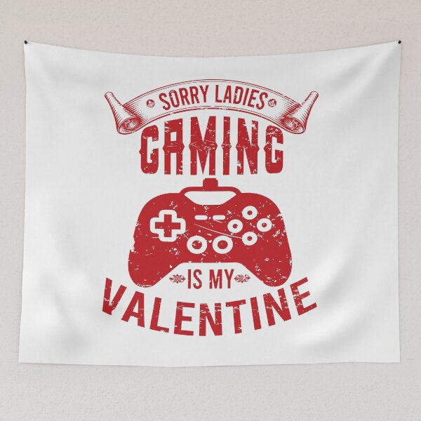 Item preview, Gaming Is My Valentine designed and sold by YAHIA-14.