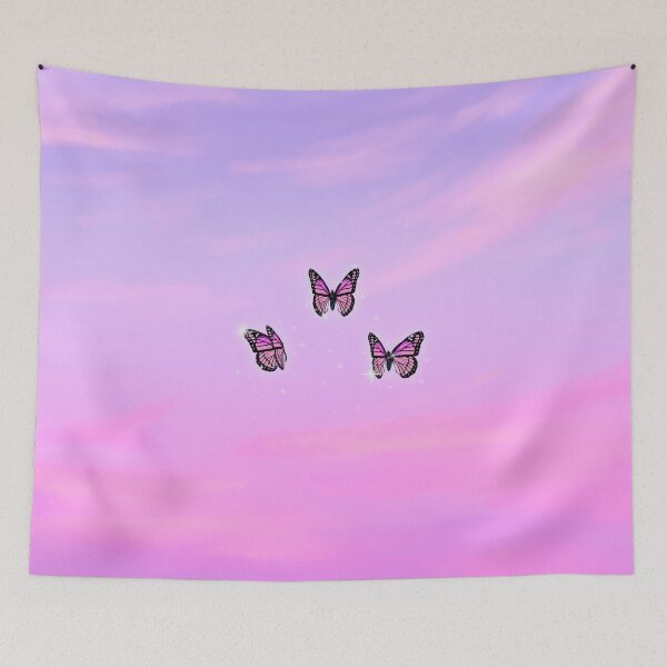 Item preview, Purple Butterfly Sunset Aesthetic designed and sold by trajeado14.