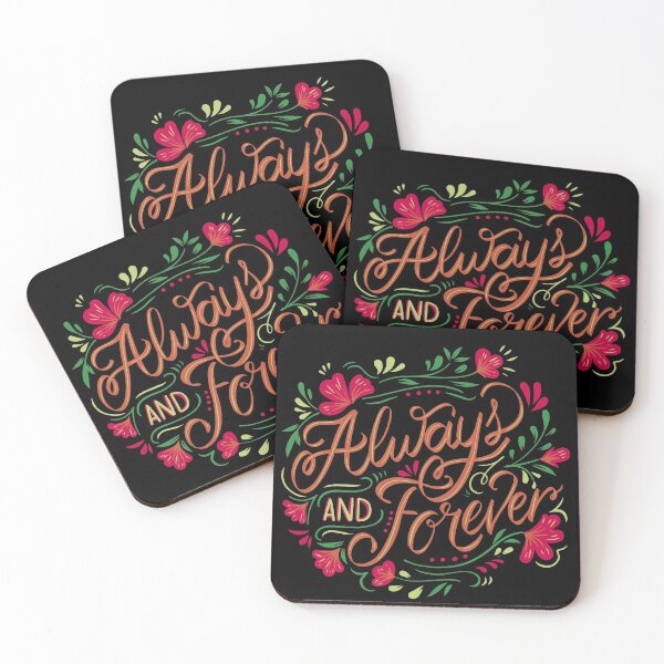 Item preview, Valentine's Day Floral Always and Forever designed and sold by Lovemountain.