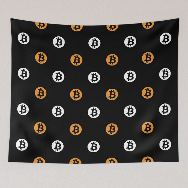 Item preview, Bitcoin polka dots pattern designed and sold by PremiumCrypto.