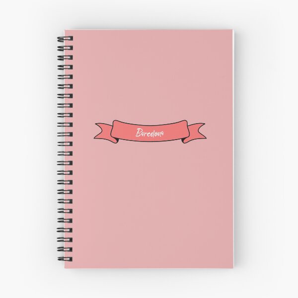 Item preview, Barcelona - Ribbon Label (pink) designed and sold by CityCollection.
